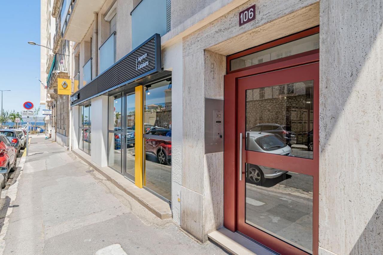 Studio Avec Balcon, Plage A 50M, Proche Vieux Port Marsilia Exterior foto